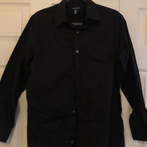 George’s Men’s Black Longsleeve Button-down Size M